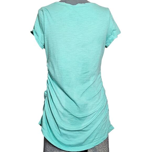 Cotton Short Sleeve Maternity Top Size Small - Picture 2 of 4